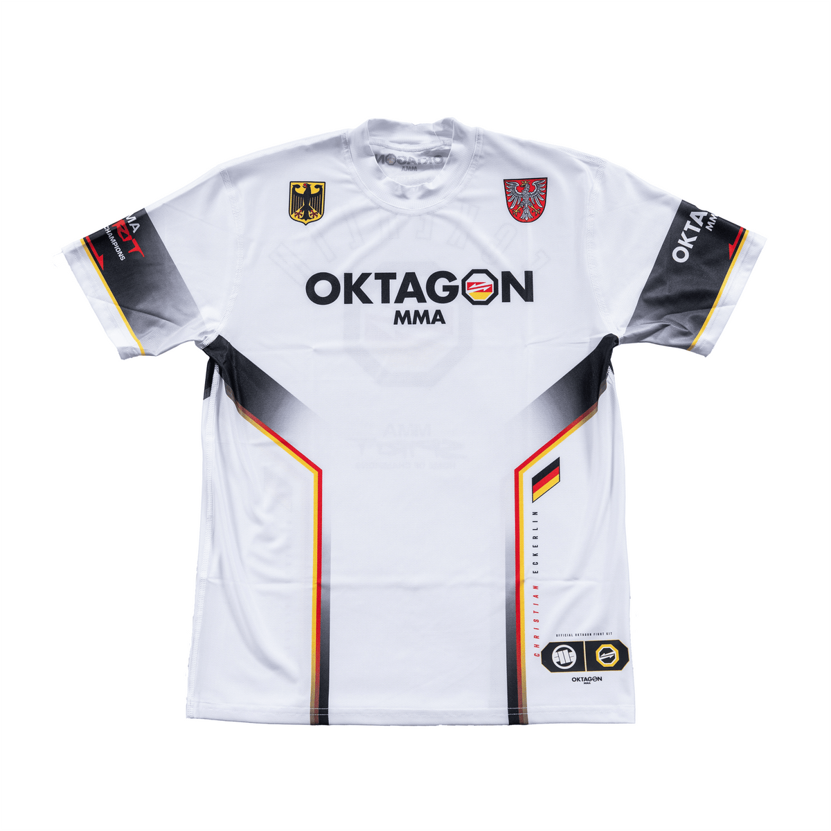 CHRISTIAN ECKERLIN JERSEY 2024 WHITE– OKTAGON MMA Store