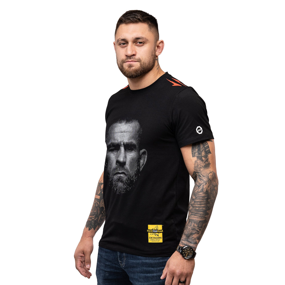 T-SHIRT FACE YOUR FEAR - KARLOS– OKTAGON Store