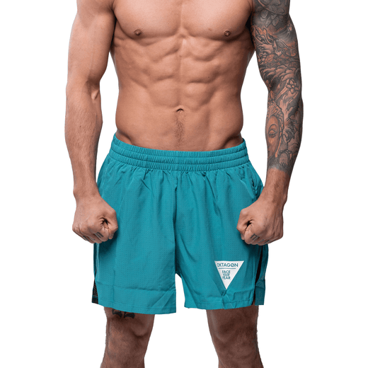 ACTIVE SHORTS OKTAGON - GREEN STRIKE - OKTAGON MMA Store