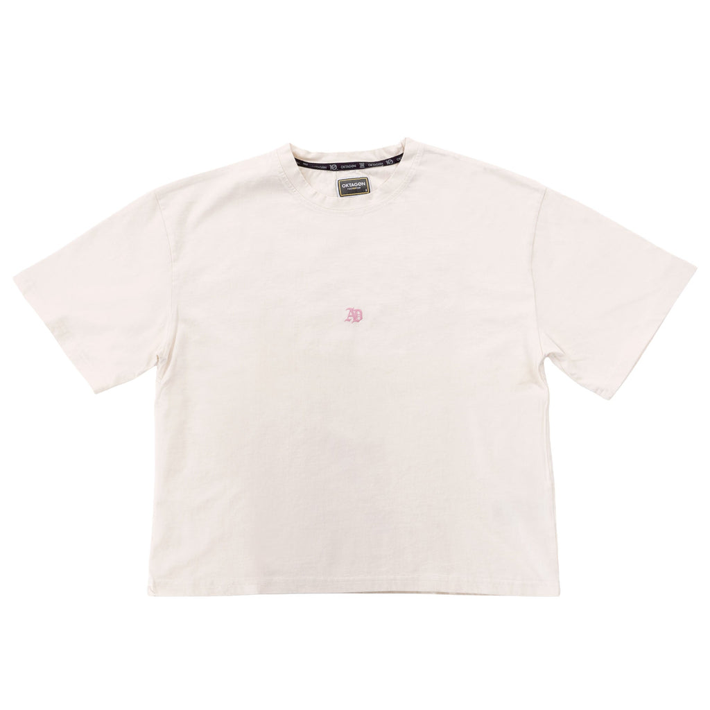Alina Dalaslan "AD" Signature White Tee - OKTAGON Store