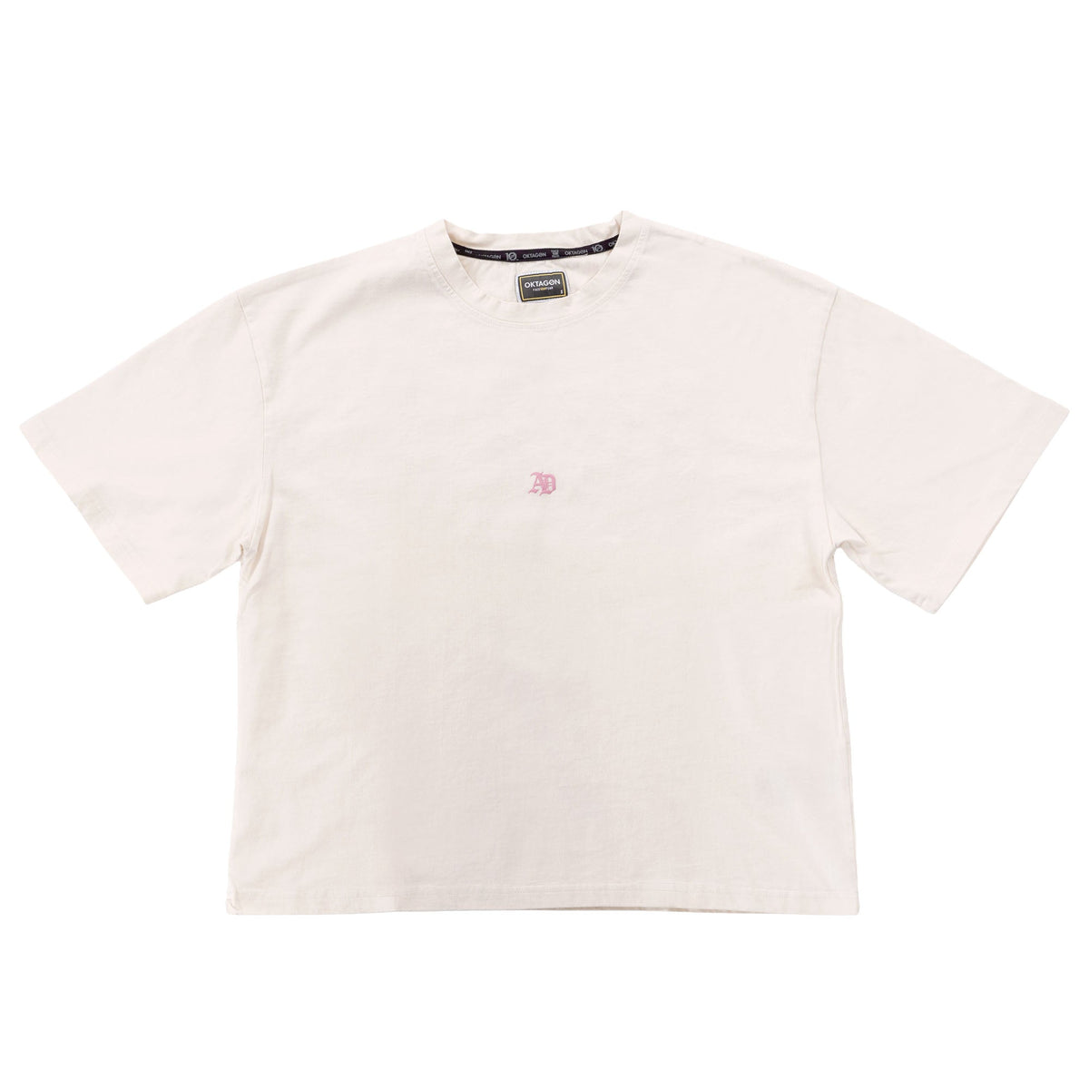 Alina Dalaslan "AD" Signature White Tee - OKTAGON Store