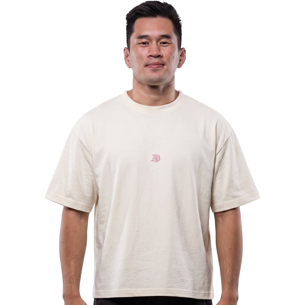 Alina Dalaslan "AD" Signature White Tee - OKTAGON Store