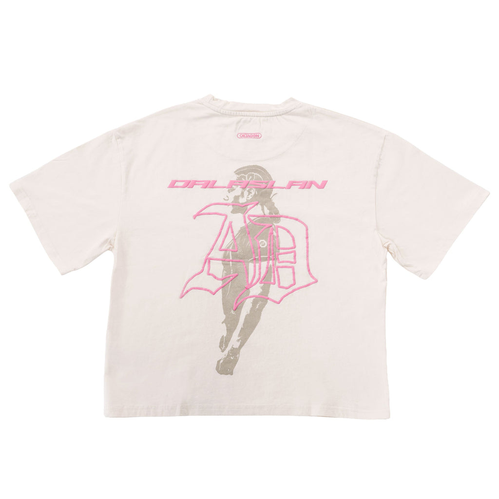 Alina Dalaslan "AD" Signature White Tee - OKTAGON Store