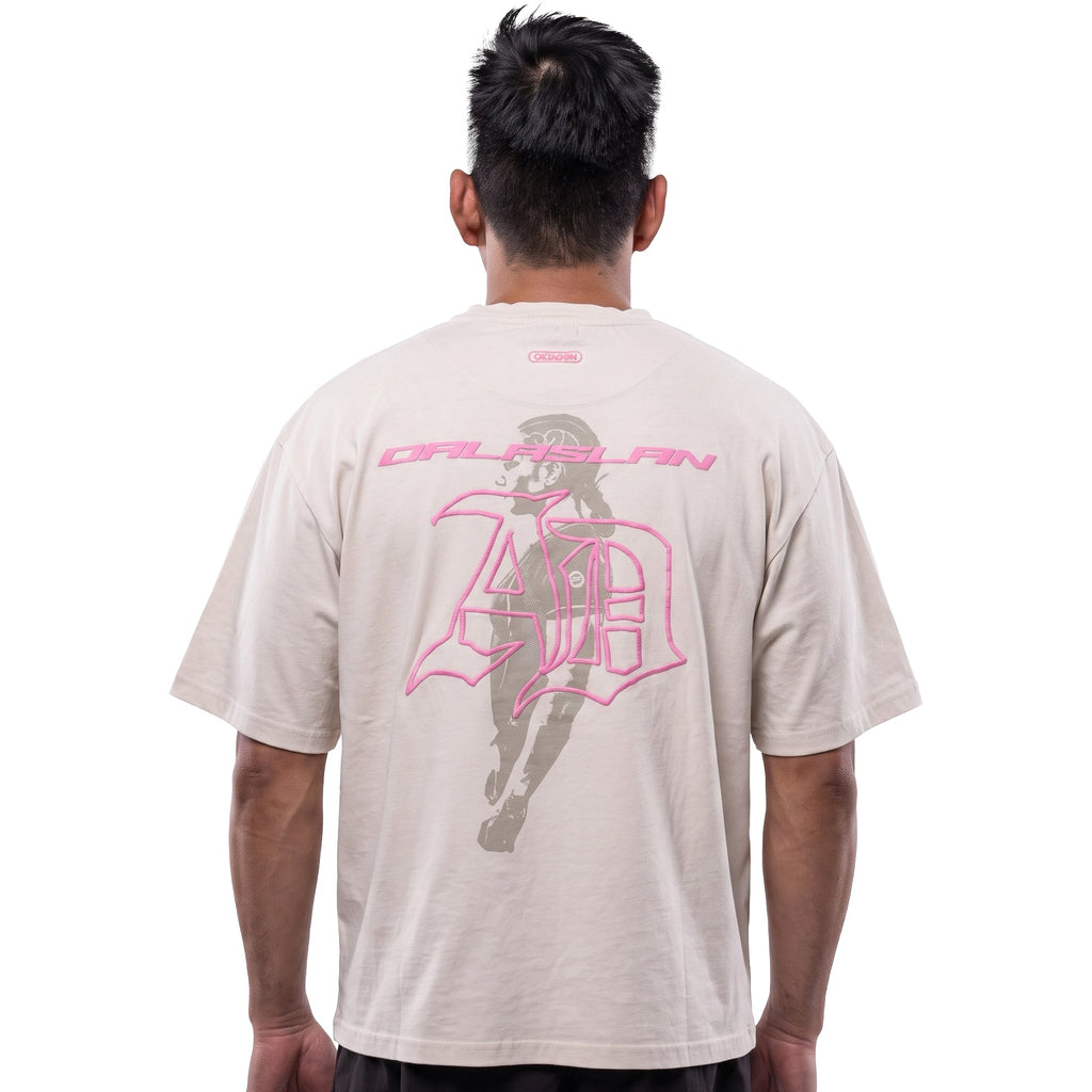 Alina Dalaslan "AD" Signature White Tee - OKTAGON Store