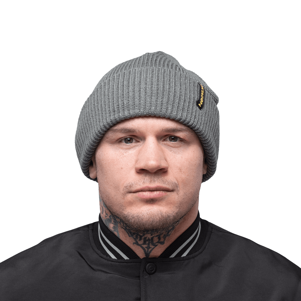 BEANIE OKTAGON GREY 2025 - OKTAGON MMA Store