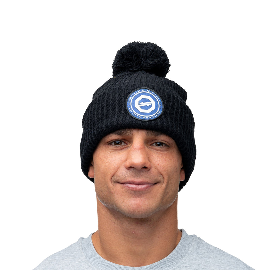 BLACK OKTAGON WINTER HAT - OKTAGON MMA Store