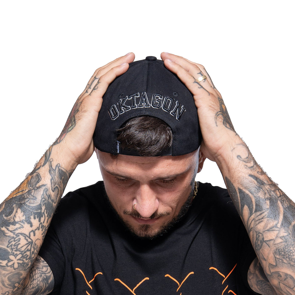 CAP BLACK SNAPBACK - OKTAGON MMA Store