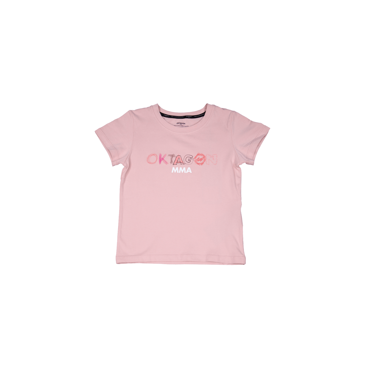 CHILDREN'S T-SHIRT BABY PINK - OKTAGON MMA