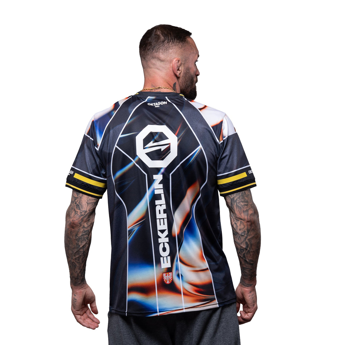 CHRISTIAN ECKERLIN JERSEY BLACK SHADOW 2025 - OKTAGON MMA Store