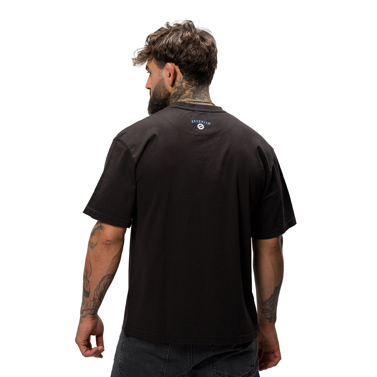 CHRISTIAN ECKERLIN "SIGNATURE" T-SHIRT - BLUE - OKTAGON Store