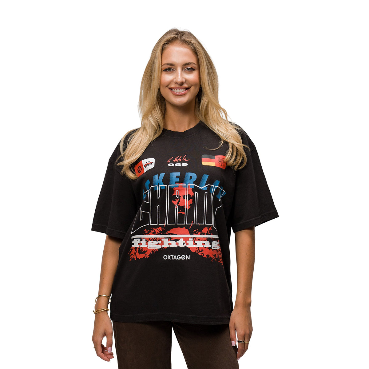 CHRISTIAN ECKERLIN "SIGNATURE" T-SHIRT - BLUE - OKTAGON Store
