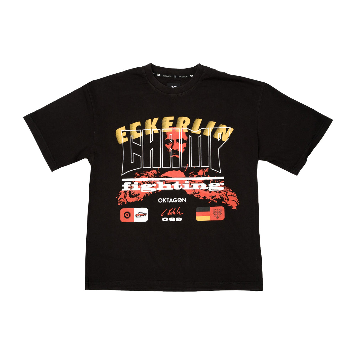 CHRISTIAN ECKERLIN "SIGNATURE" T-SHIRT - YELLOW - OKTAGON Store