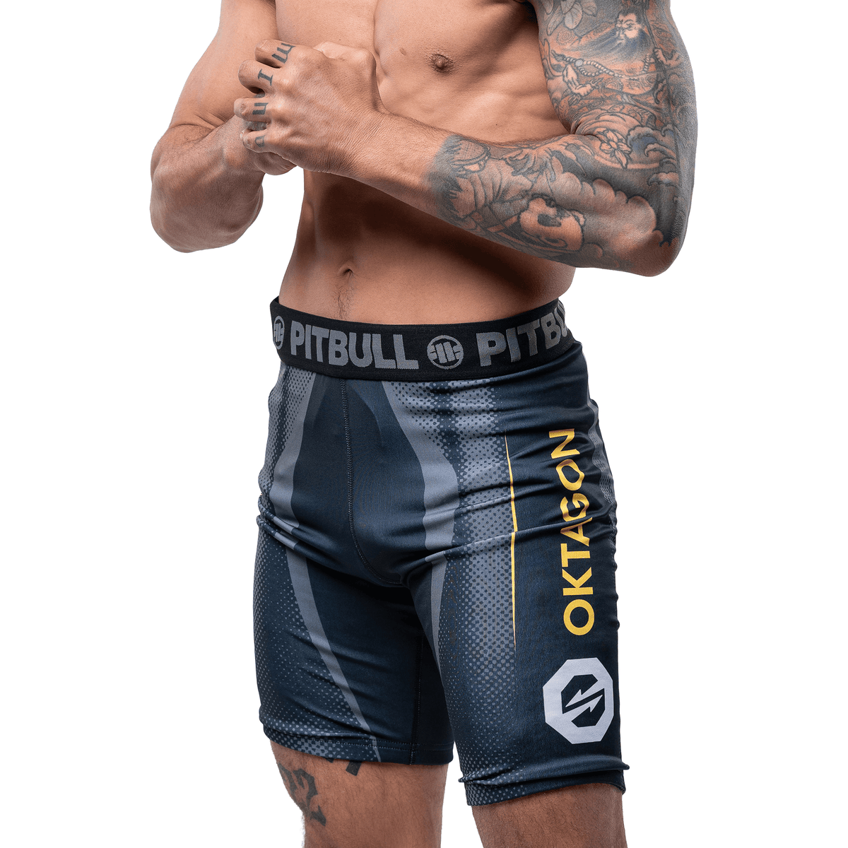 COMPRESSION SHORTS OKTAGON 2026 SHADOW - OKTAGON MMA Store