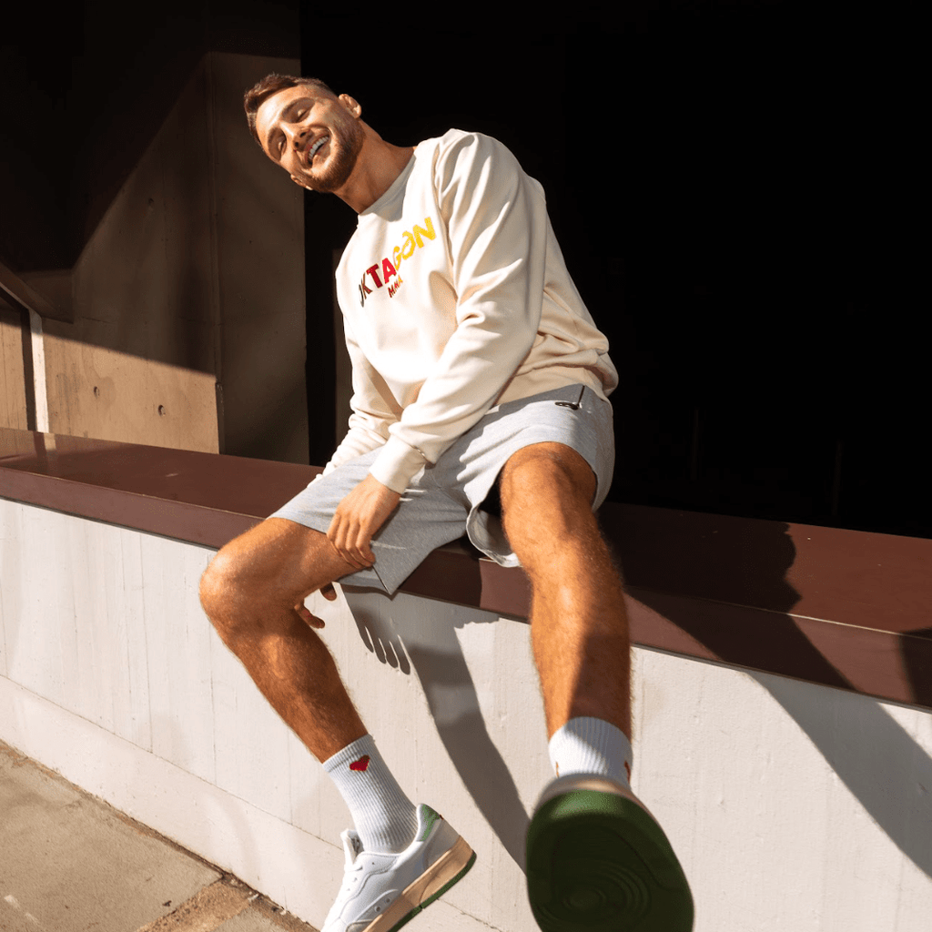 CREWNECK GERMAN FLAG BEIGE - OKTAGON MMA Store