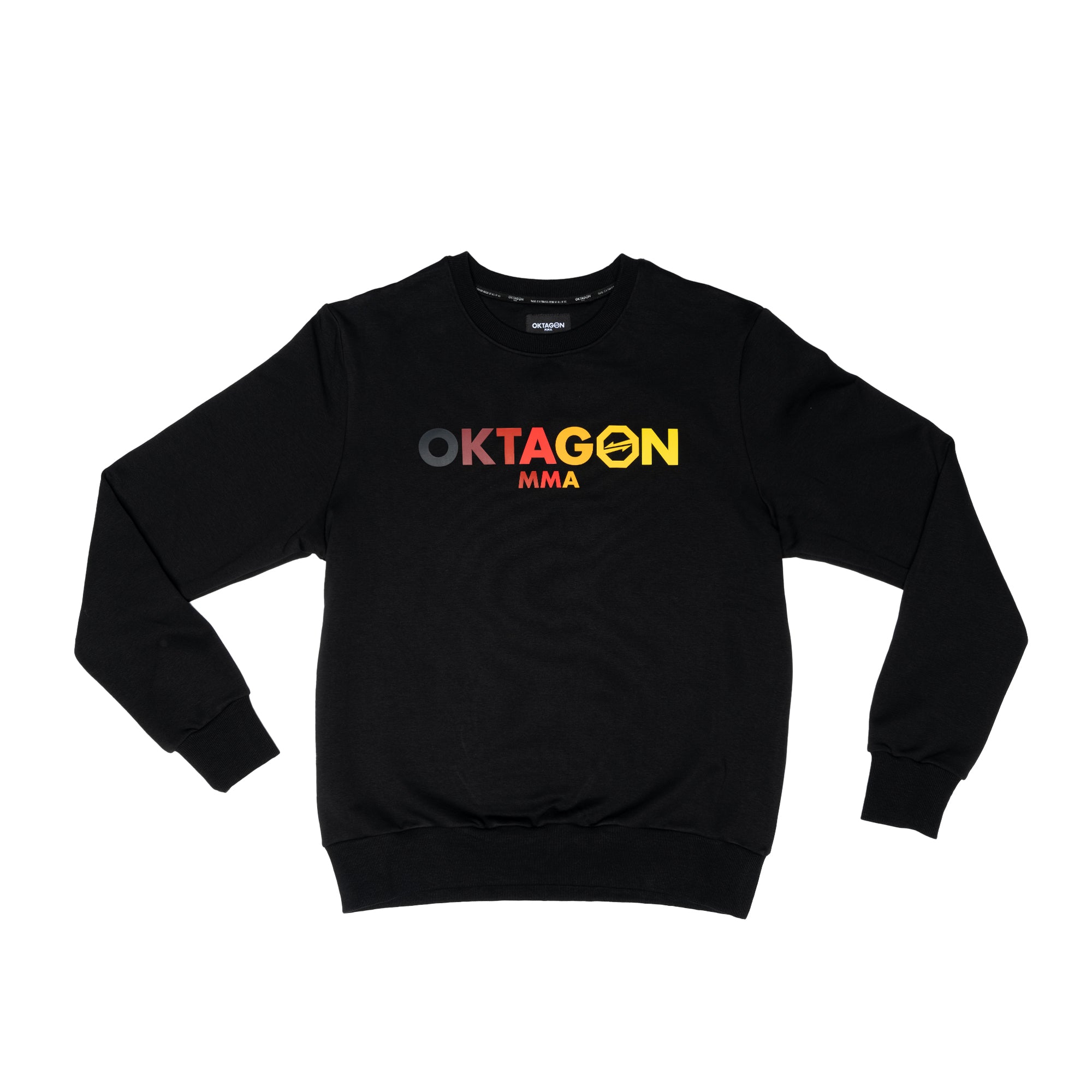 CREWNECK GERMAN FLAG BLACK– OKTAGON MMA Store