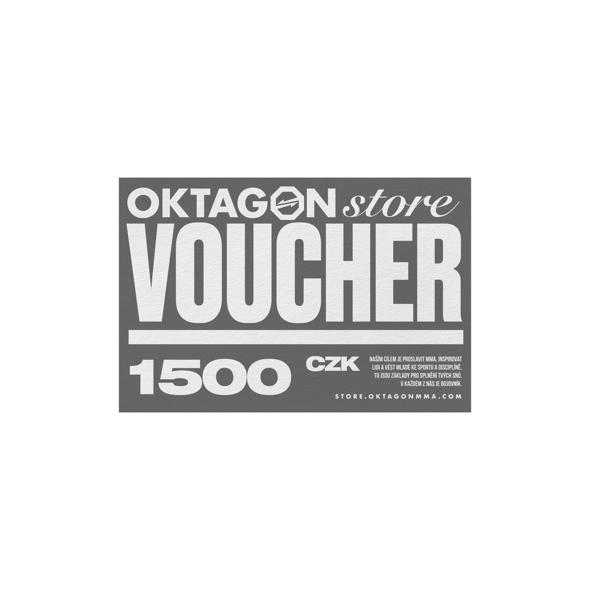 Gift Card - 1500 Kč - OKTAGON MMA Store