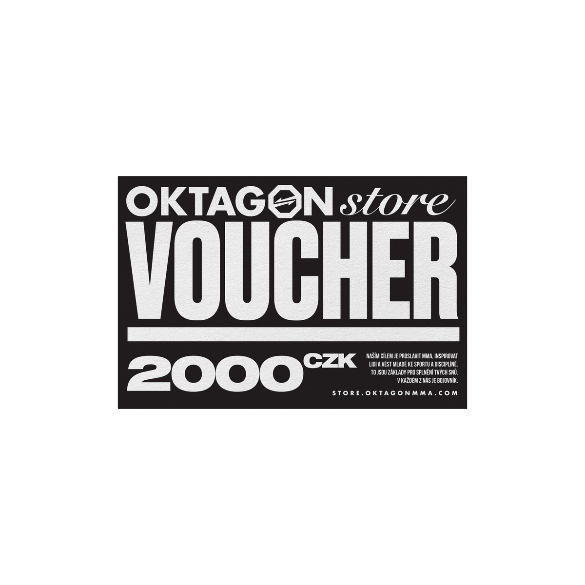 Gift Card - 2000 Kč - OKTAGON MMA Store