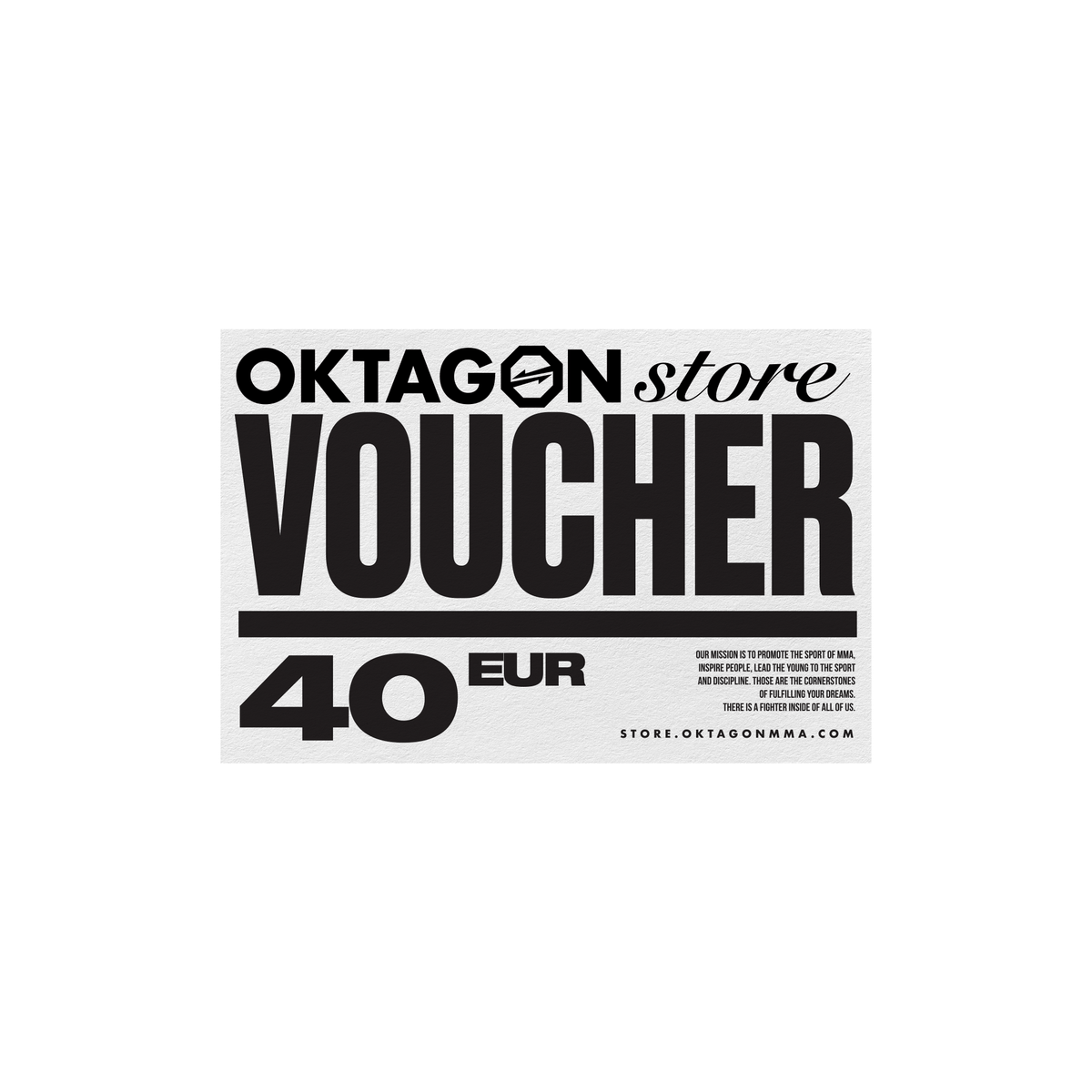 Gift Card - 40 EUR - OKTAGON MMA Store