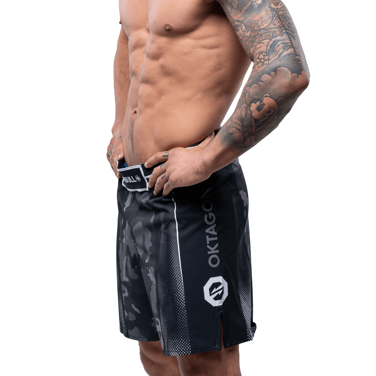 GRAP SHORTS ASH - OKTAGON MMA Store