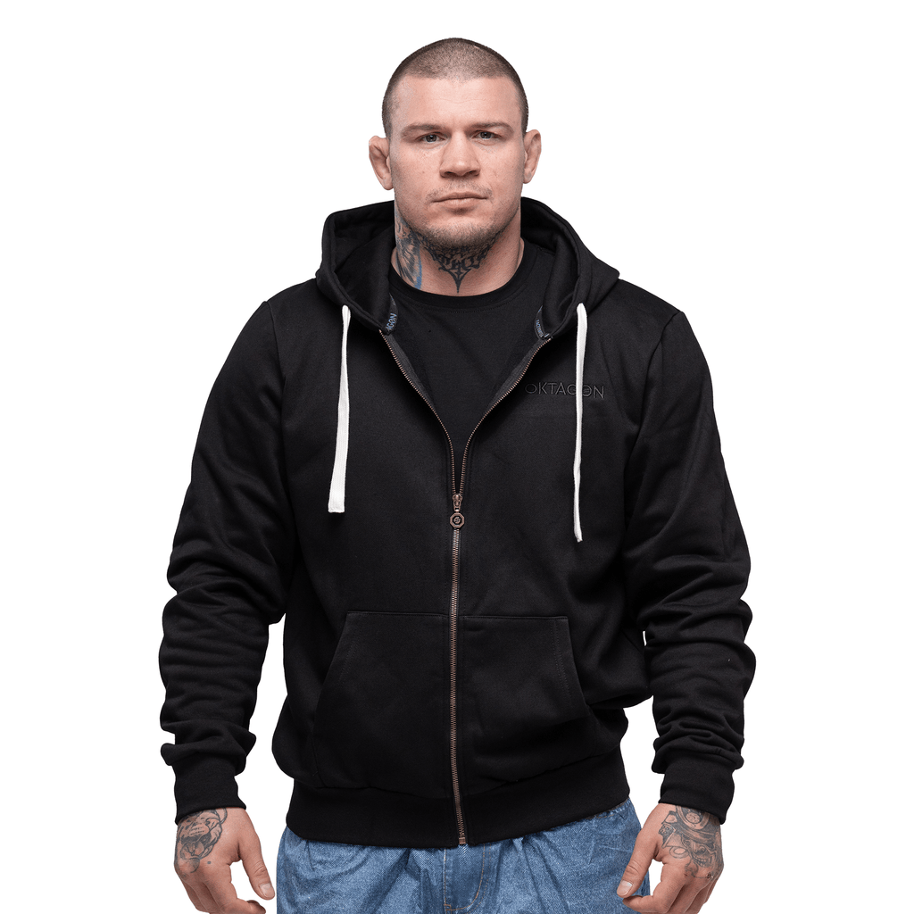 HOODIE FACE YOUR FEAR - BLACK - OKTAGON MMA Store
