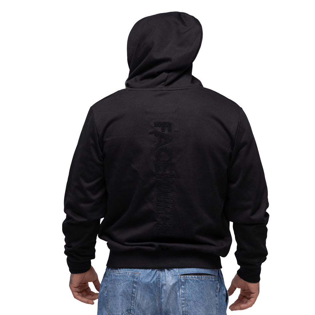 HOODIE FACE YOUR FEAR - BLACK - OKTAGON MMA Store