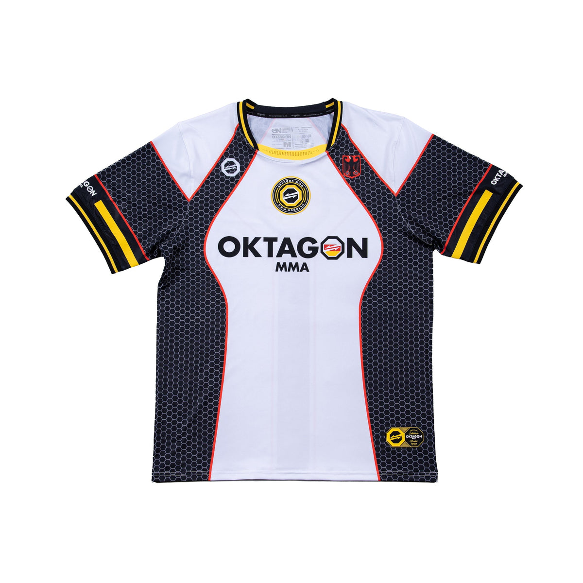 JERSEY OKTAGON GERMANY WHITE 2025 - OKTAGON MMA Store