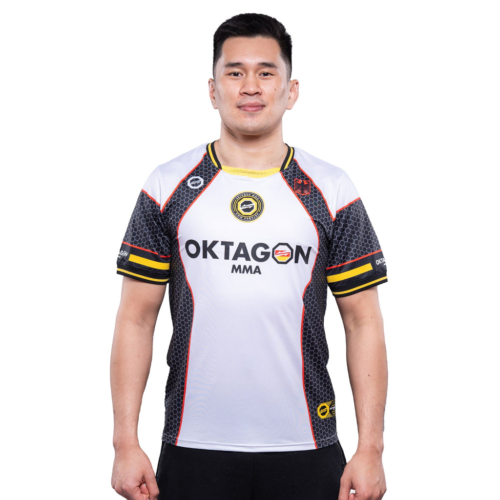 JERSEY OKTAGON GERMANY WHITE 2025 - OKTAGON MMA Store