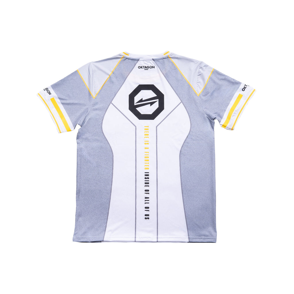 JERSEY OKTAGON WHITE 2025 - OKTAGON MMA Store