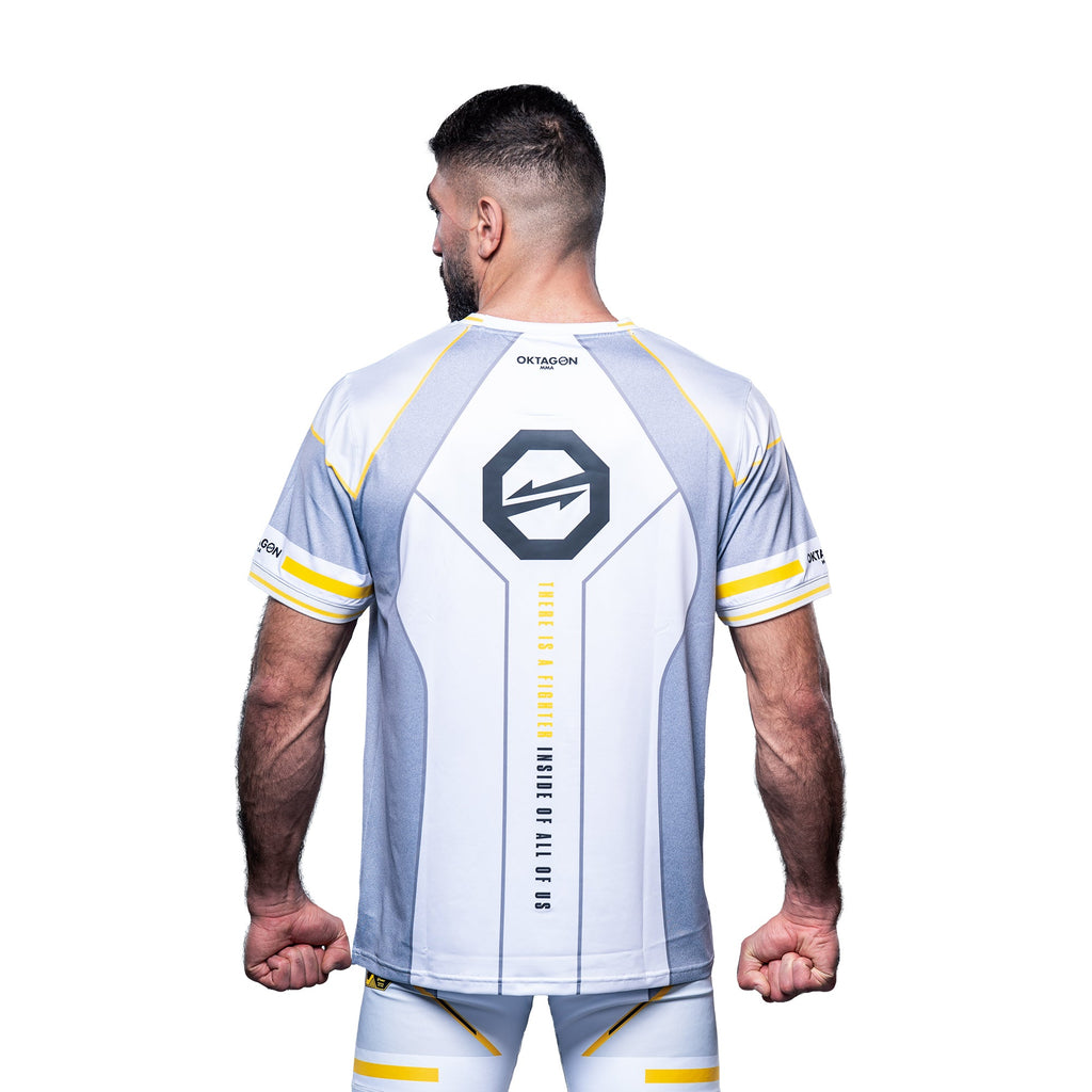JERSEY OKTAGON WHITE 2025 - OKTAGON MMA Store