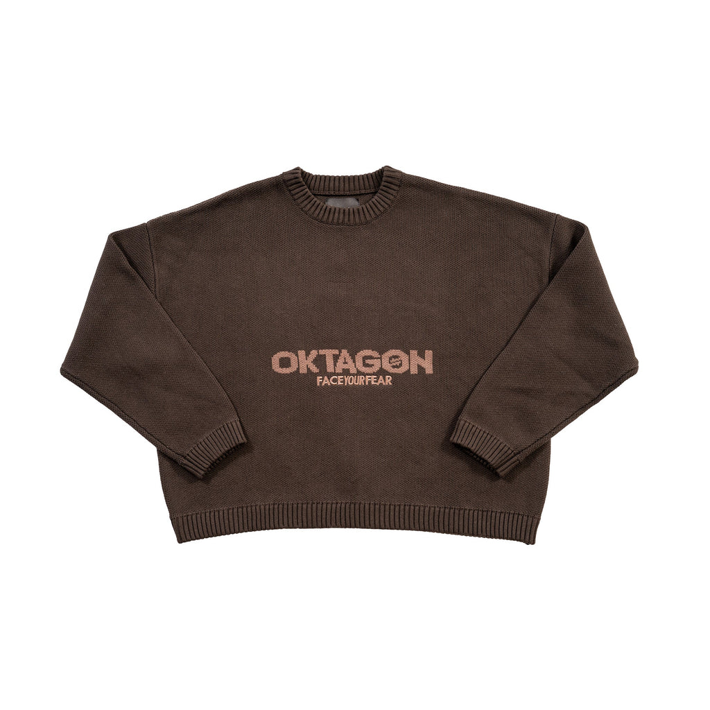 KNITTED SWEATER FACE YOUR FEAR - OKTAGON MMA Store