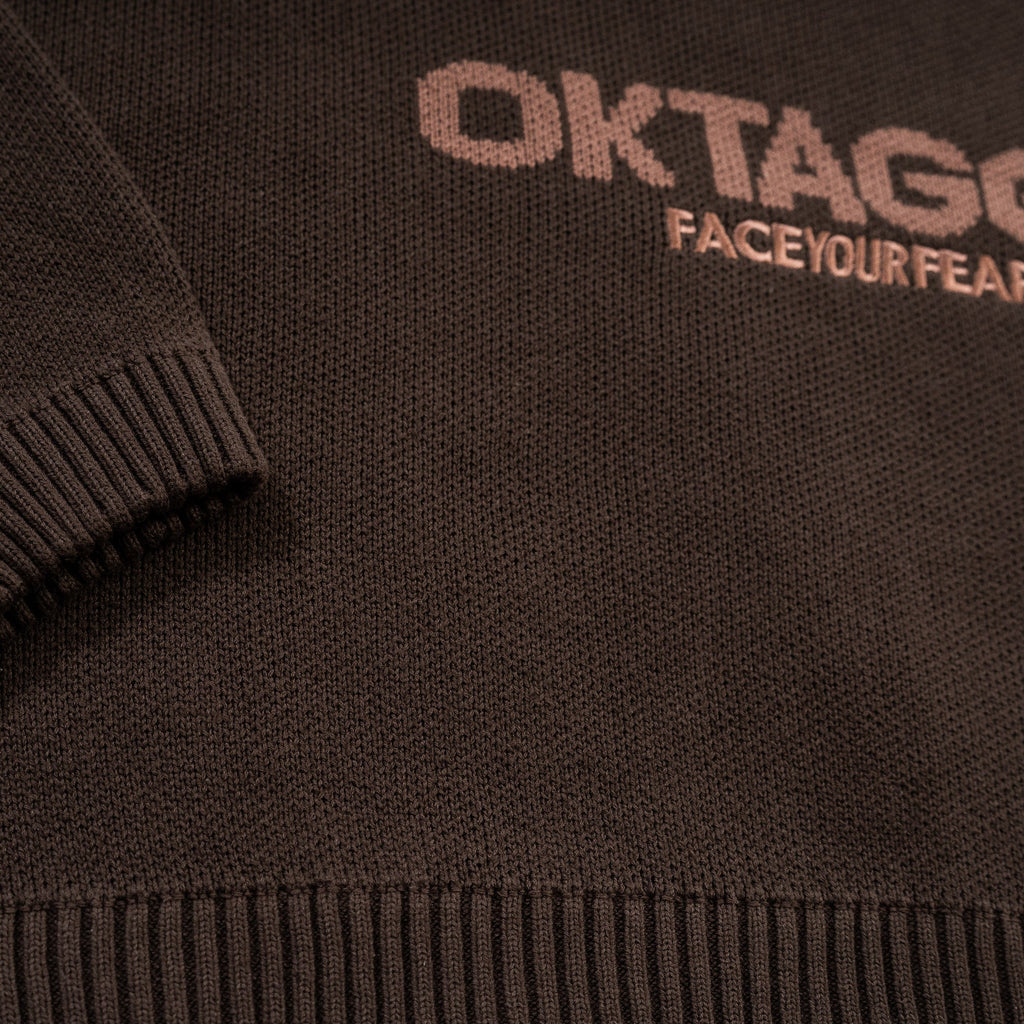 KNITTED SWEATER FACE YOUR FEAR - OKTAGON MMA Store