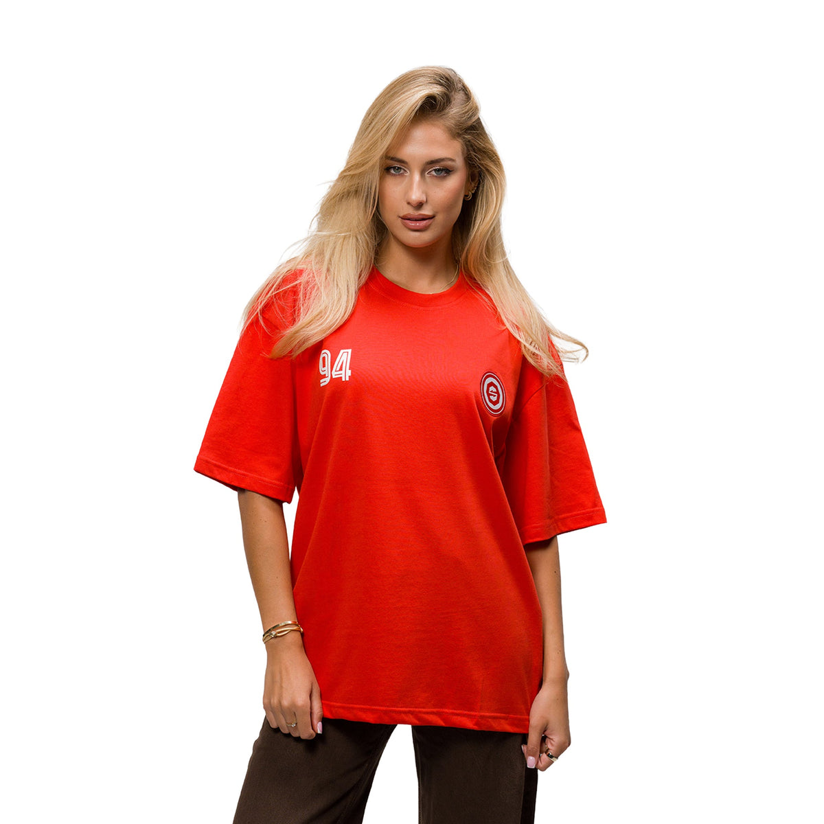 OKTAGON "FRANKFURT 94" T-SHIRT - RED - OKTAGON Store