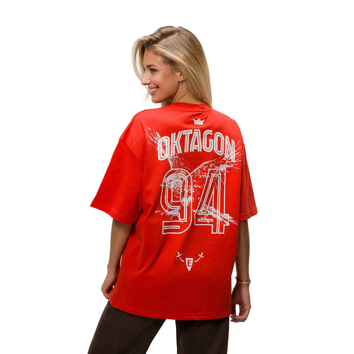 OKTAGON "FRANKFURT 94" T-SHIRT - RED - OKTAGON Store