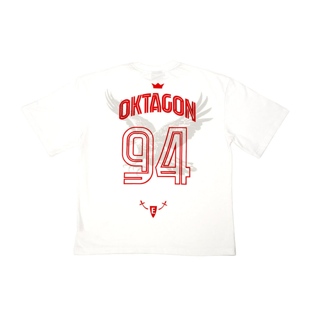 OKTAGON "FRANKFURT 94" T-SHIRT - WHITE - OKTAGON Store