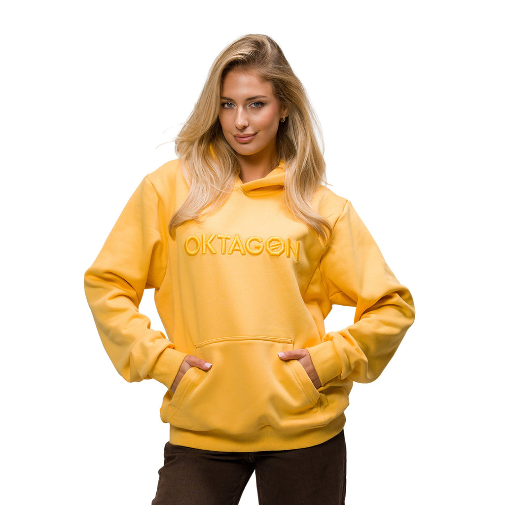 OKTAGON HOODIE ESSENTIALS - BUTTER YELLOW - OKTAGON Store