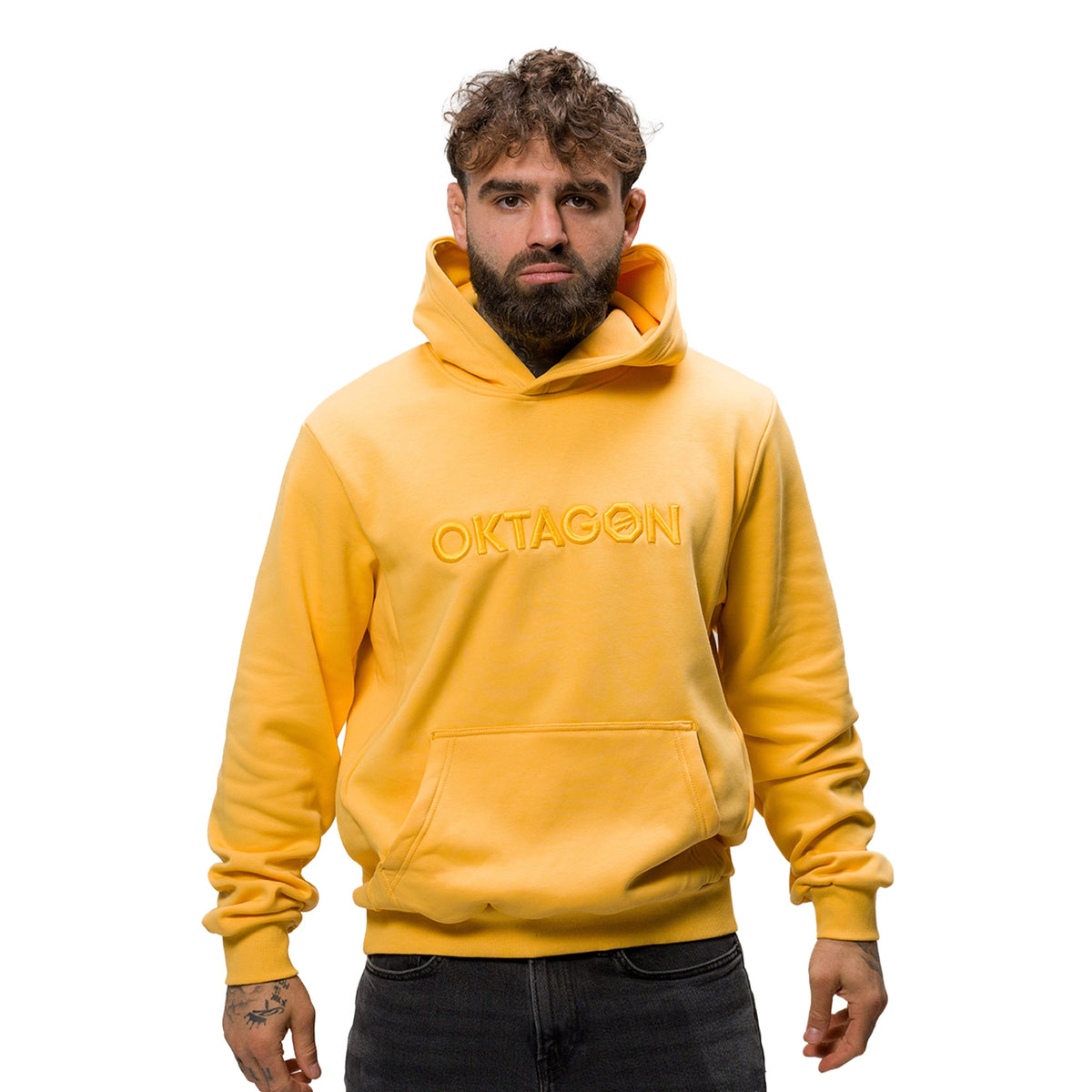 OKTAGON HOODIE ESSENTIALS - BUTTER YELLOW - OKTAGON Store