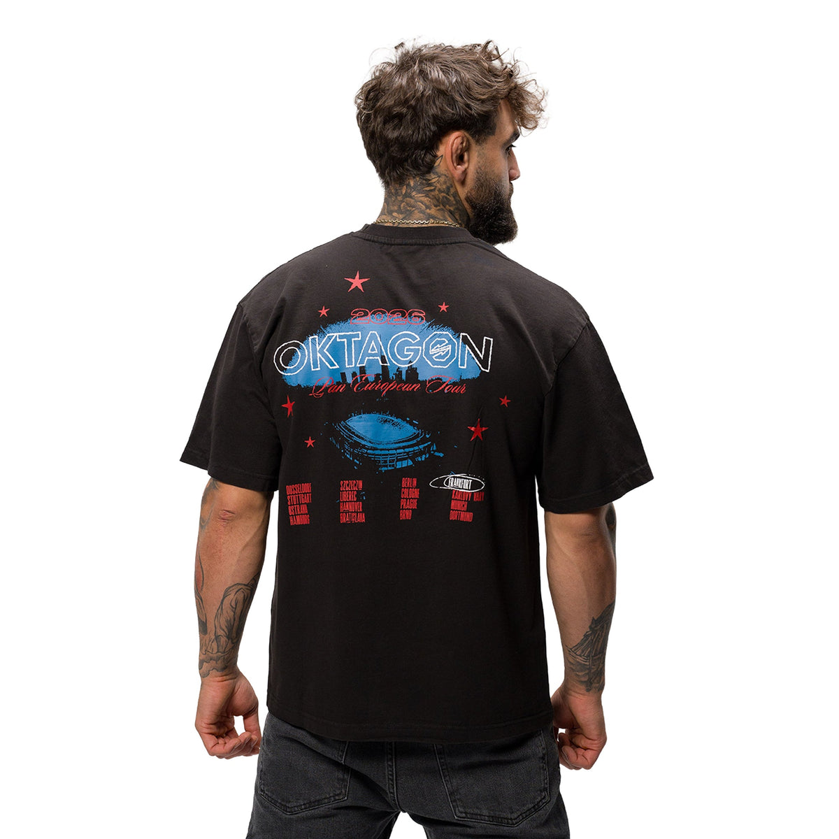 OKTAGON "SEASON '26" T-SHIRT - RED - OKTAGON Store