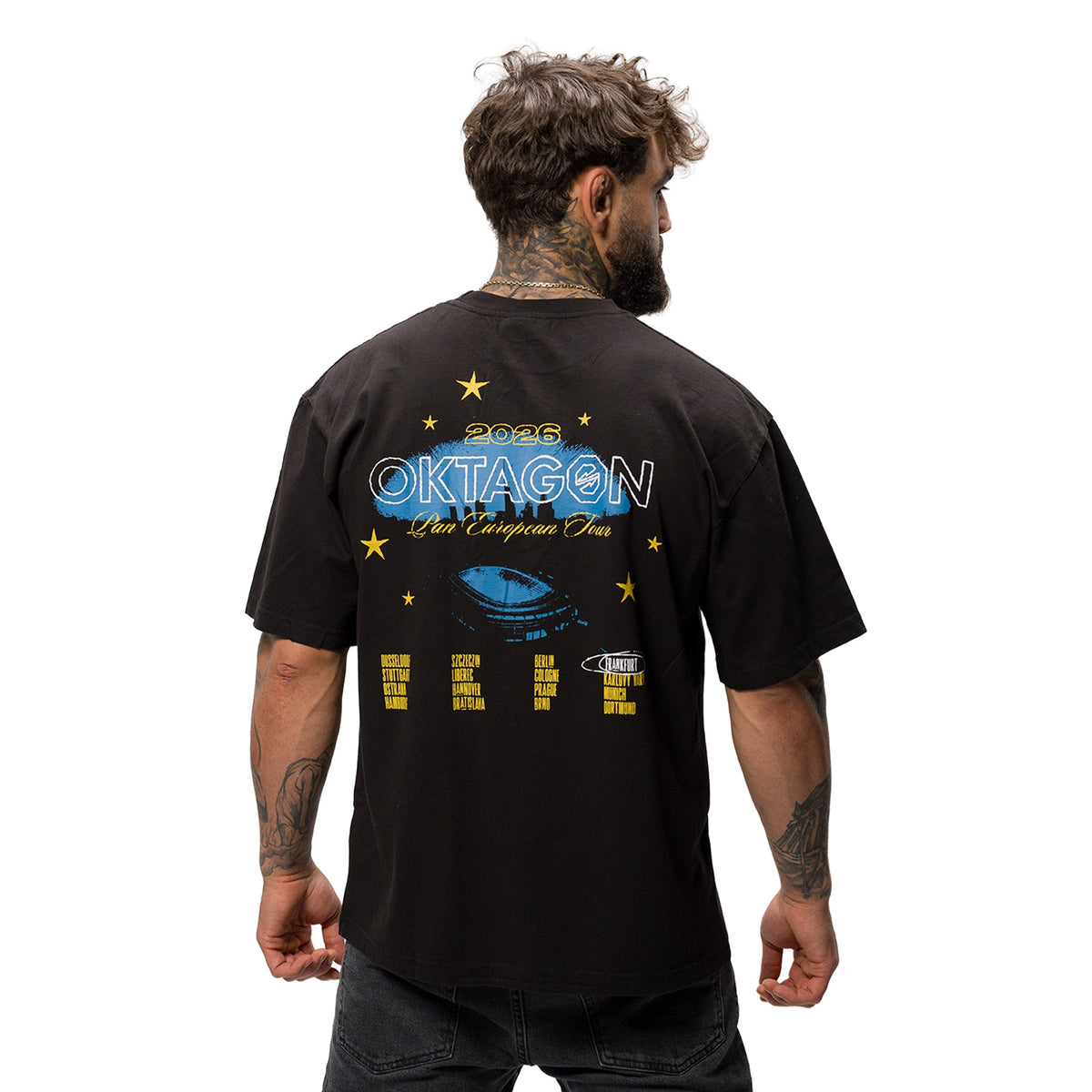 OKTAGON "SEASON '26" T-SHIRT - YELLOW - OKTAGON Store