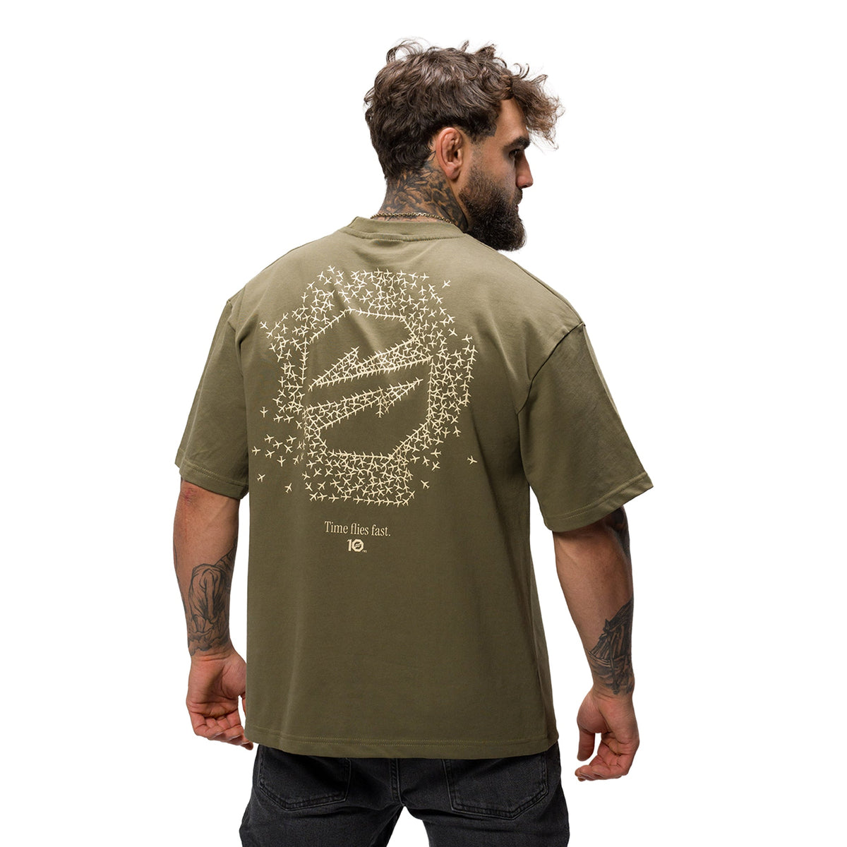 OKTAGON "TIME FLIES" OVERSIZED T-SHIRT - OKTAGON Store