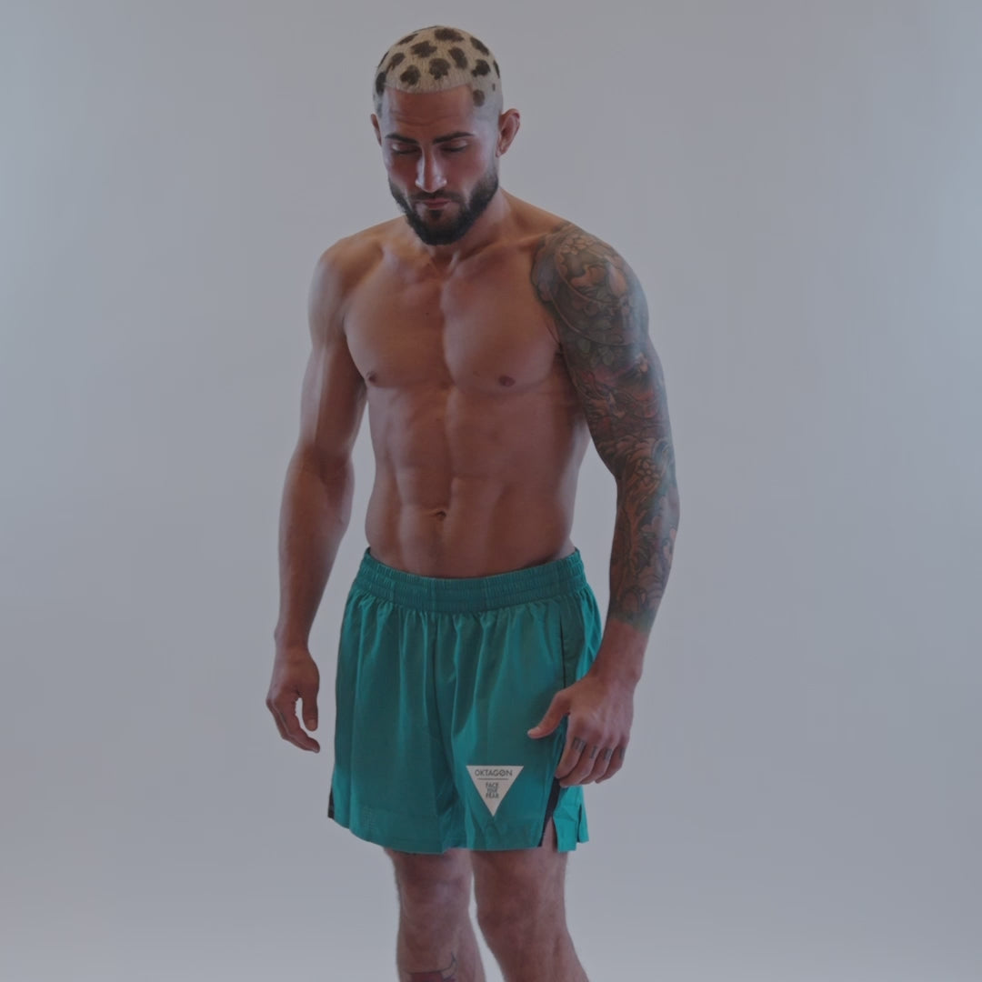 ACTIVE SHORTS OKTAGON - GREEN STRIKE