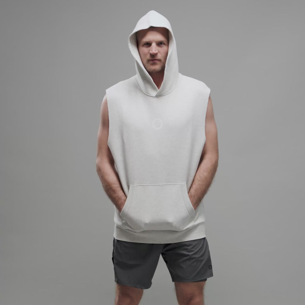 SLEEVELESS HOODIE FACE YOUR FEAR