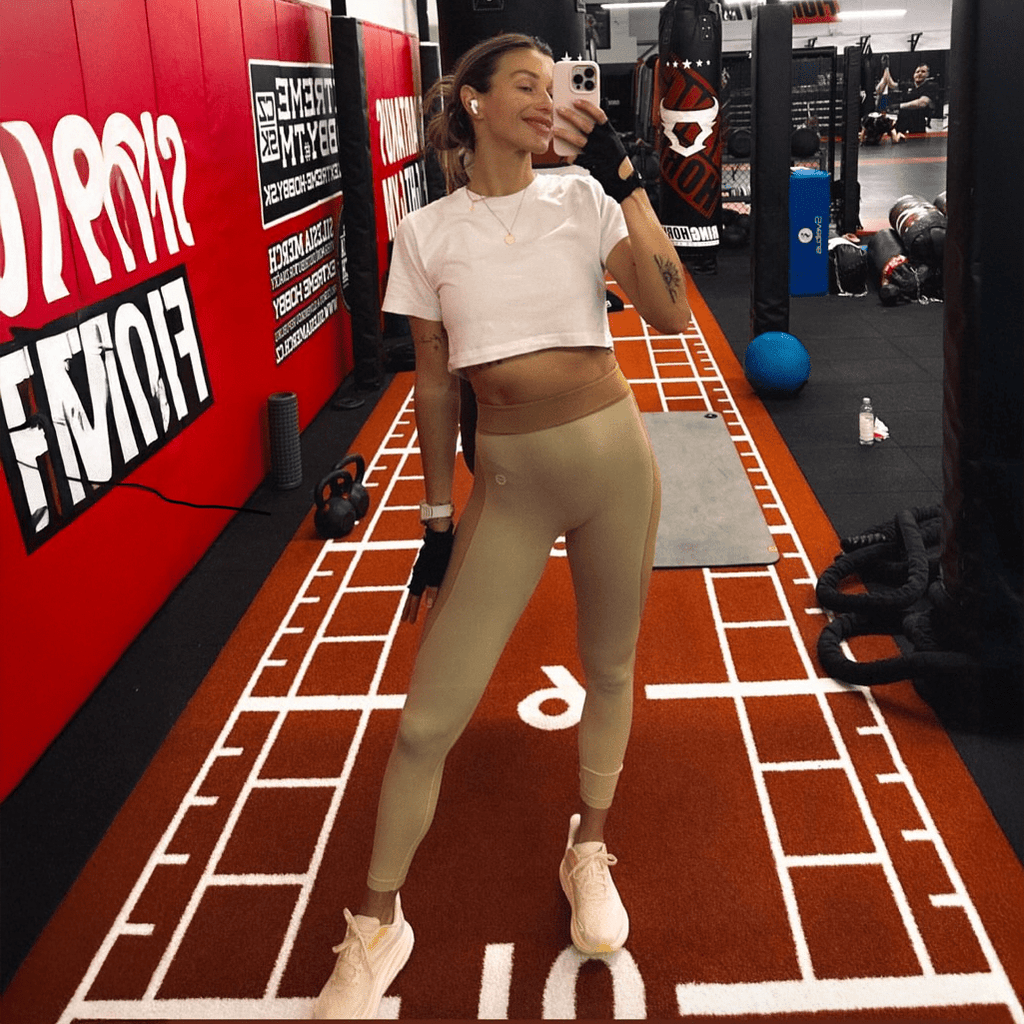SEAMLESS - LONG LEGGINGS BEIGE - OKTAGON MMA Store