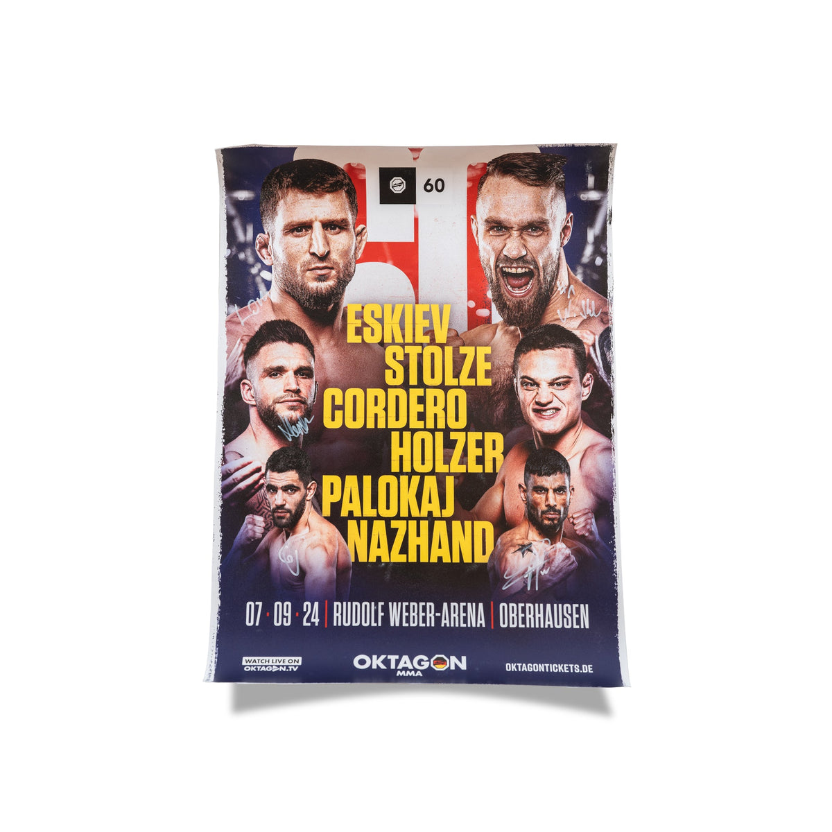 SIGNED POSTER OKTAGON 60 - OKTAGON MMA Store