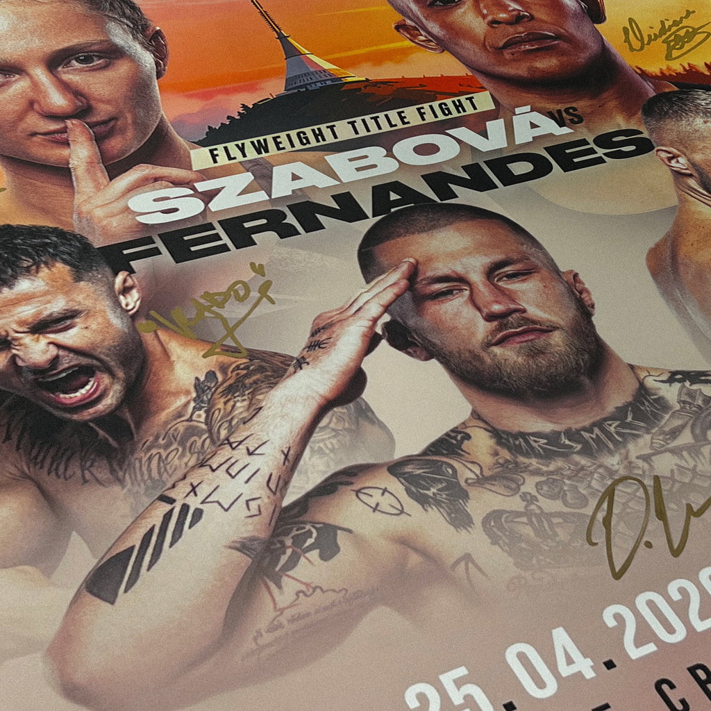 SIGNED POSTER OKTAGON 87 - OKTAGON MMA Store