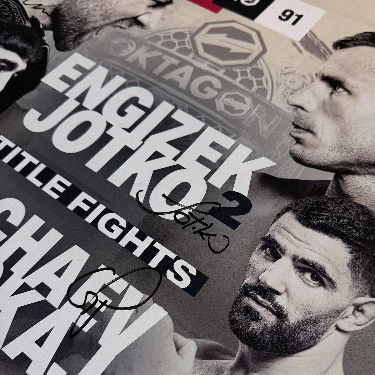 SIGNED POSTER OKTAGON 91 - OKTAGON Store