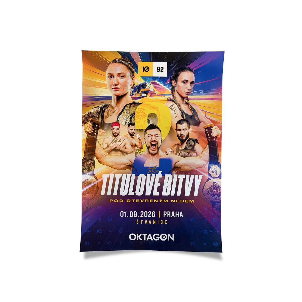 SIGNED POSTER OKTAGON 92 - OKTAGON Store