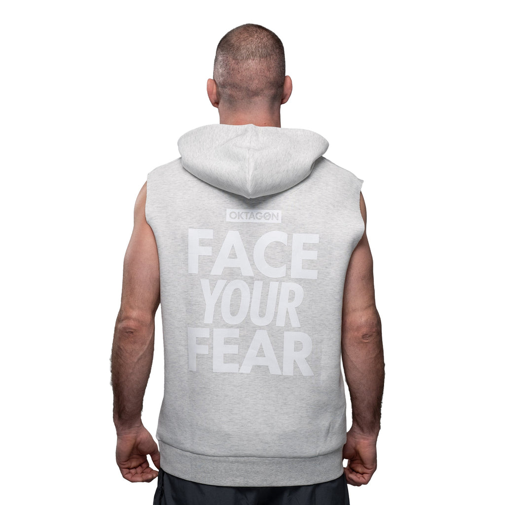 SLEEVELESS HOODIE FACE YOUR FEAR - OKTAGON MMA Store