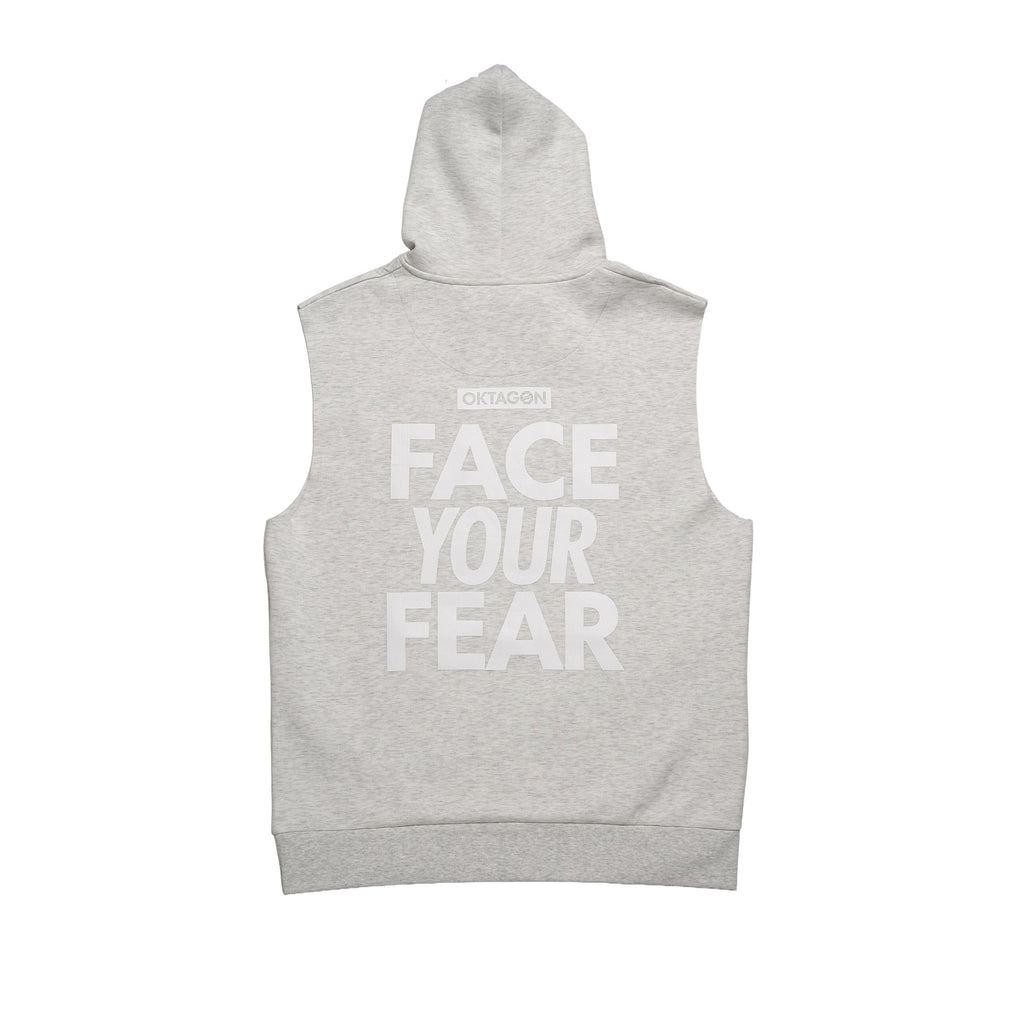 SLEEVELESS HOODIE FACE YOUR FEAR - OKTAGON MMA Store