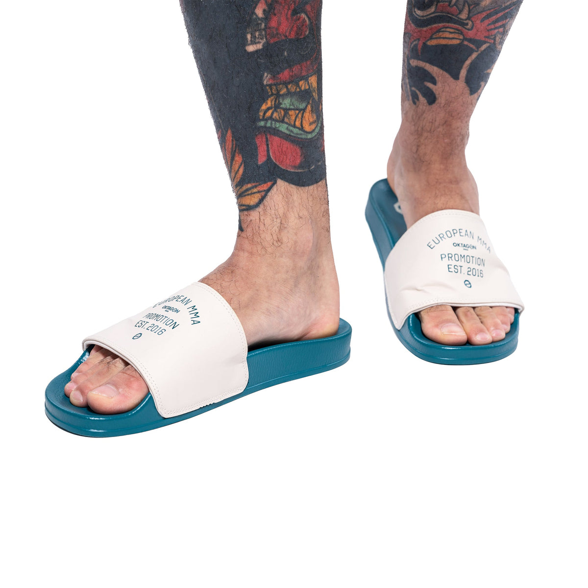 SLIPPERS OKTAGON BEIGE - OKTAGON MMA Store