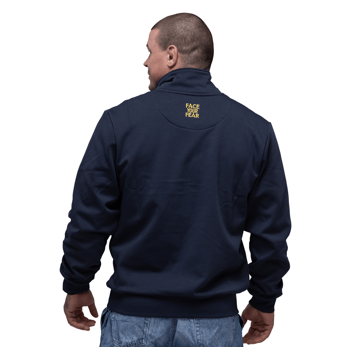 SWEATER WITH ZIPPER - OKTAGON - OKTAGON MMA Store